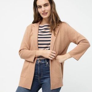 J.Crew Sophie Open-Front Sweater Blazer